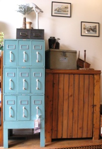 Vintage Vertical File Drawers are Neat as a Pin